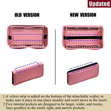 
                        
                          Load image into Gallery viewer, Purse Organizer Insert with Zipper Felt Bag Organizer Handbag Organizer Insert Bag In Bag Organizer
                        
                      