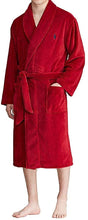 
                        
                          Cargar imagen en el visor de la galería, Polo Ralph Lauren Men's Microfiber Plush Long Sleeve Shawl Collar Robe
                        
                      