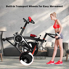 
                        
                          Muat gambar ke penampil Galeri, GYMAX Stationary Bike, Indoor Cycling Bike with LCD Monitor &amp; Heart Sensor, Adjustable Resistance, Cardio Exercise Fitness Bike for Home/Office - JOY2ESpree
                        
                      