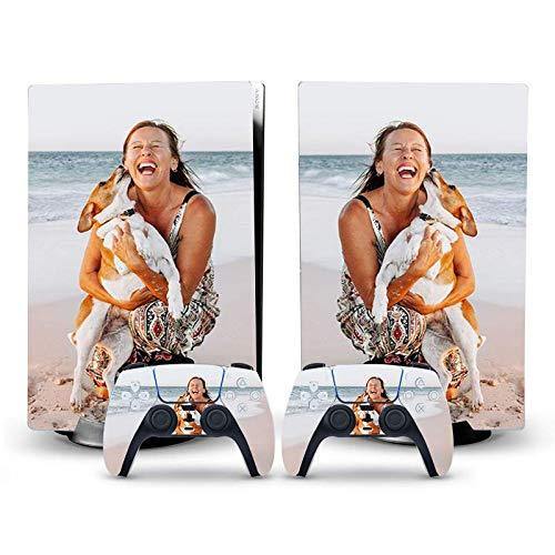 Custom PS5 Digital Edition with Your Picture and Create Your Own Design,Custom Playstation 5 Controller and Console Skin - JOY2ESpree