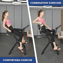 
                        
                          Load image into Gallery viewer, Exercise Bike Stationary Bike Foldable Magnetic Upright Recumbent Portable Fitness Cycle - JOY2ESpree
                        
                      