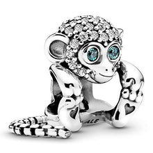 
                        
                          Load image into Gallery viewer, Pandora Jewelry Pave Monkey Cubic Zirconia Charm in Sterling Silver - JOY2ESpree
                        
                      
