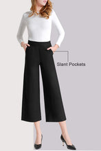 
                        
                          將圖片載入圖庫檢視器 Tsful High Waisted Wide Leg Pants for Women Summer Business Casual Crop Dress Pants Stretch Pull On Capris
                        
                      