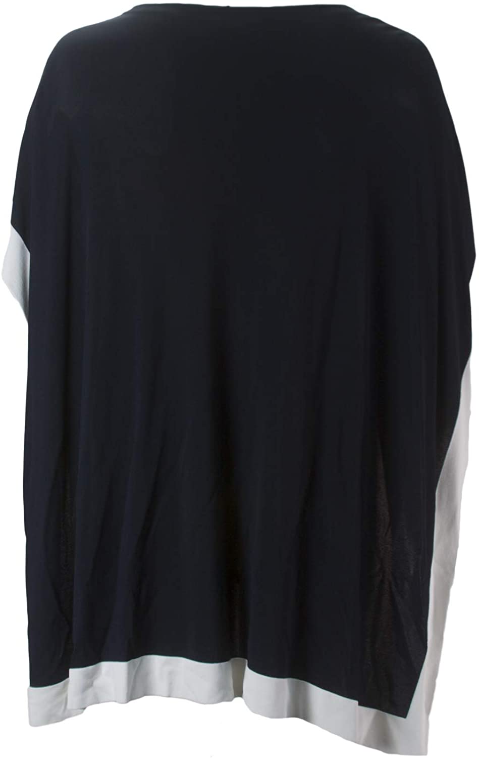 Marina Rinaldi Women's Area Poncho, Navy/White - JOY2ESpree