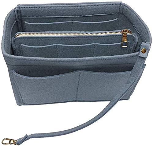 SheYang Tote Shaper, Fit LV Speedy, Longchamp, Tote & Purse Organizer Insert, Felt Bag organizer with zipper, Handbag