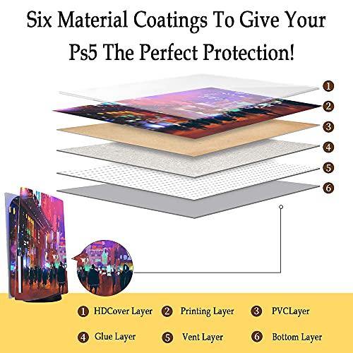 PS5 Skin for Console and Controller, Vinyl Sticker Decal Cover for Playstation 5 - JOY2ESpree
