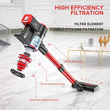 
                        
                          Cargar imagen en el visor de la galería, Cordless Vacuum Cleaner,OKP 220W Powerful Stick Vacuum,Detachable Battery,Lightweight,LED Headlights - JOY2ESpree
                        
                      