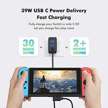 
                        
                          Load image into Gallery viewer, KIWIHOME 39W Switch Dock Charger Adapter, HDMI AC Adapter Charger for Switch - JOY2ESpree
                        
                      