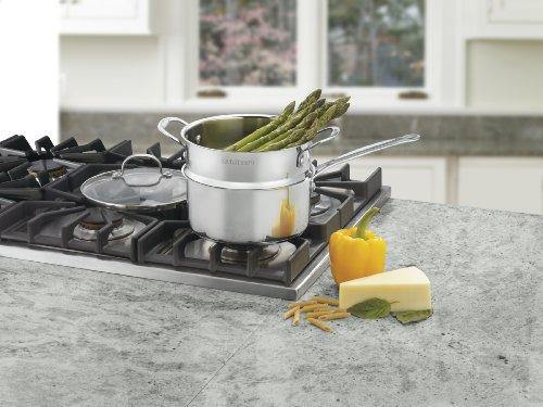 Cuisinart 77-35CG Chef's Classic Stainless 3-Piece 3-Quart Steamer Set - JOY2ESpree