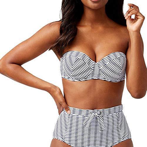Tommy Bahama White Island Cays Underwire Strapless Bra Swim Top, US Small - JOY2ESpree