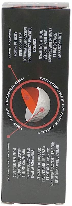 Power Bilt TPX V Colored Matte Finish Golf Balls, (One Dozen)