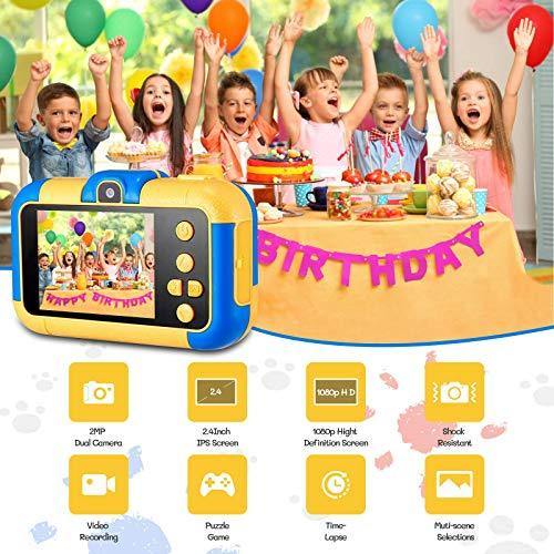 Camera for Kids Digital Camera Kids Selfie Toddler Camera for Boys Age 6-8 - JOY2ESpree
