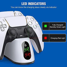 
                        
                          Muat gambar ke penampil Galeri, Vinywill PS5 Controller Charger Station Compatible with Playstation 5 DualSense Controller - JOY2ESpree
                        
                      
