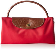 
                        
                          Load image into Gallery viewer, Longchamp Le Pliage Large Travel Bag, Red Garance, 17.75" x 13.75" x 9"
                        
                      
