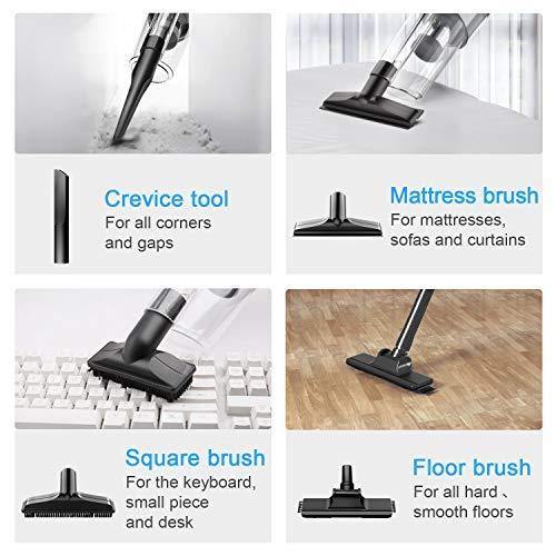 SOWTECH Cordless Vacuum Cleaner, Rechargeable Cyclonic Suction Stick Handheld Vacuum Cleaner 6 in 1 Multifunctional Stick  - JOY2ESpree