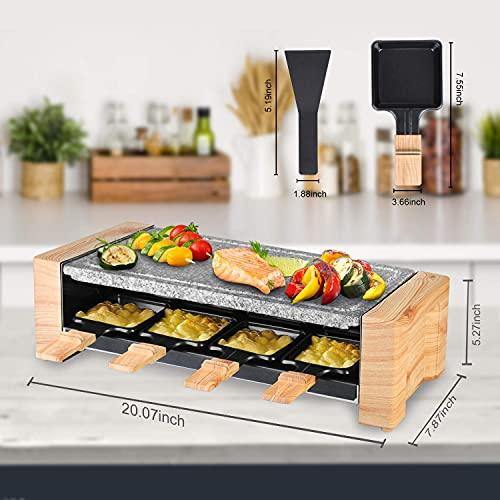 Artestia Electric Raclette Table Grill, Korean Bbq Grill, Raclette Grill 1450W Removable 2-In-1 with Grill Stone - JOY2ESpree