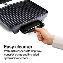 
                        
                          गैलरी व्यूवर में इमेज लोड करें, Hamilton Beach Panini Press, Sandwich Maker &amp; Electric Indoor Grill, Upright Storage, Nonstick Easy Clean Grids, Stainless Steel (25410) - JOY2ESpree
                        
                      