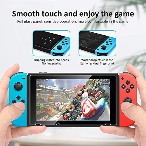 [2PACK] Screen Protector Tempered Glass for Nintendo Switch,Premium HD Clear, 9H with 0.33mm 2.5D - JOY2ESpree