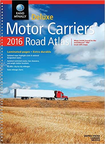 Rand Mcnally 2016 Motor Carriers' Road Atlas (Rand Mcnally Motor Carriers' Road Atlas Deluxe Edition)
