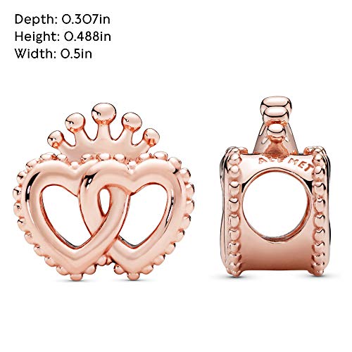 Pandora Jewelry United Regal Hearts Pandora Rose Charm - JOY2ESpree