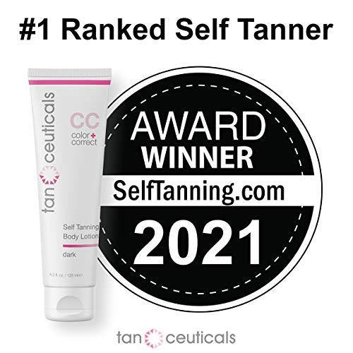 Tanceuticals Self Tanner - CC Self Tanning Lotion for Body Gives Natural