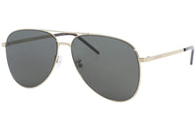 
                        
                          画像をギャラリービューアに読み込む, Sunglasses Saint Laurent SL 348-004 Gold/Grey
                        
                      