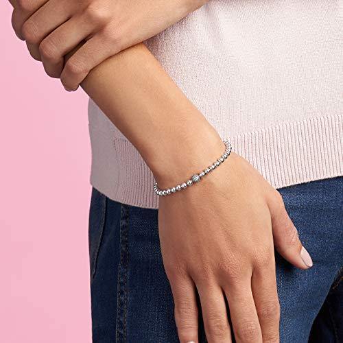 Pandora Jewelry Beads and Pave Cubic Zirconia Bracelet in Sterling Silver - JOY2ESpree