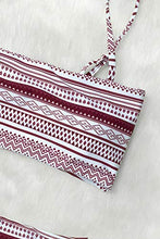 
                        
                          將圖片載入圖庫檢視器 CUPSHE Women's Stripe Reversible Bandeau Top High Waisted Bikini
                        
                      