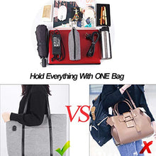 
                        
                          Load image into Gallery viewer, Laptop Tote Purse Large, Business Women Work Bag Teacher Tote Bag Many Pockets
                        
                      