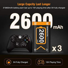
                        
                          將圖片載入圖庫檢視器 BEBONCOOL Charger Kit for Xbox One Controller Battery Pack, 3x2600mAh Rechargeable Battery Packs Charging Station Kit - JOY2ESpree
                        
                      