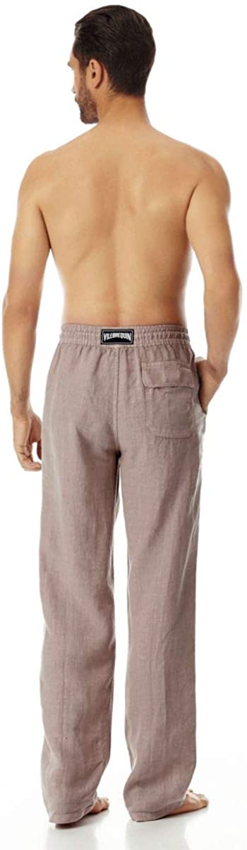 Vilebrequin Men's Solid Linen Pants-M