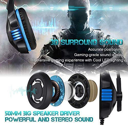 Micolindun Gaming Headset for Xbox One, PS4, PC - JOY2ESpree