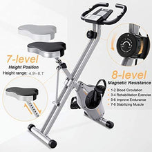 
                        
                          Cargar imagen en el visor de la galería, BCAN Folding Exercise Bike-Stationary Bike Foldable with Magnetic Resistance,Pulse Monitor and Comfortable Seat - JOY2ESpree
                        
                      