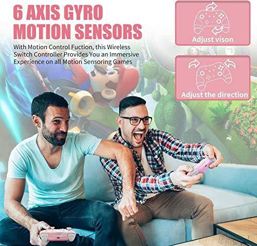 Wireless Controller for Nintendo Switch/Lite, Mytrix Wireless Pro Controllers Gift - JOY2ESpree