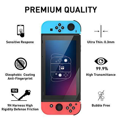 YAIFAI [2 PACK] Nintendo Switch Screen Protector - JOY2ESpree