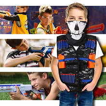 
                        
                          將圖片載入圖庫檢視器 Kids Tactical Vest Kit for Nerf Guns Series with Refill Darts,Dart Pouch, Reload Clips, Tactical Mask, Wrist Band and Protective Glasses,Nerf Vest Toys for 4 5 6 7 8 9 10 11 12 Year Boys(2 Pack)
                        
                      