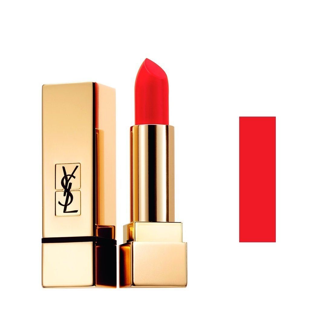 Yves Saint Laurent Rouge Pur Couture The Mats, No. 213 Orange Seventies, 0.13 Ounce
