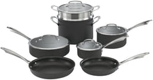 
                        
                          Cargar imagen en el visor de la galería, Cuisinart Dishwasher Safe Hard-Anodized 11-Piece Cookware Set, Black - JOY2ESpree
                        
                      