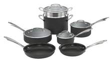 
                        
                          Cargar imagen en el visor de la galería, Cuisinart Dishwasher Safe Hard-Anodized 11-Piece Cookware Set, Black - JOY2ESpree
                        
                      