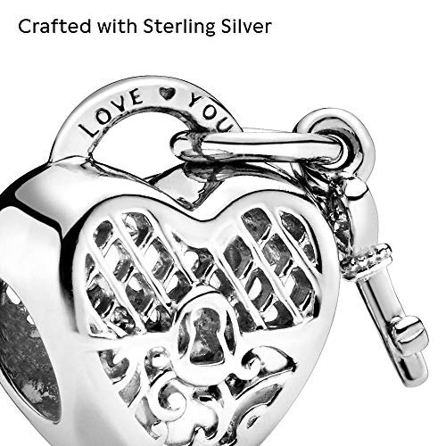 Pandora Jewelry Love You Lock Sterling Silver Charm - JOY2ESpree