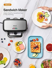 
                        
                          將圖片載入圖庫檢視器 Decen Waffle Maker with Removable Plates Sandwich Maker 3 in 1 - JOY2ESpree
                        
                      