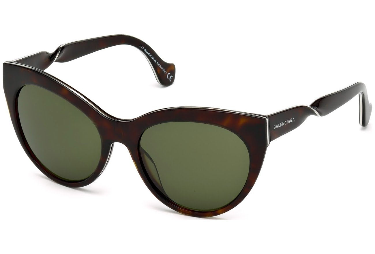 Sunglasses Balenciaga BA 0051 52N dark havana / green