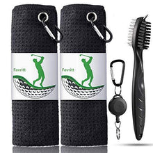 
                        
                          Muat gambar ke penampil Galeri, Favritt 3 Pack Golf Towel Golf Club Cleaner Set,Microfiber Fabric Waffle Pattern Towels,Heavy Duty Carabiner Clip (3Pcs) - JOY2ESpree
                        
                      