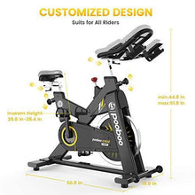 
                        
                          Cargar imagen en el visor de la galería, pooboo Exercise Bike Indoor Cycling Bike Stationary Bike-Belt Drive Cardio Bike with 44LBS Flywheel - JOY2ESpree
                        
                      