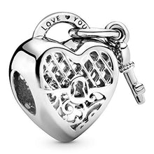 
                        
                          Cargar imagen en el visor de la galería, Pandora Jewelry Love You Lock Sterling Silver Charm - JOY2ESpree
                        
                      