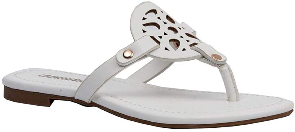 Cushionaire Women's Cameron Flat Sandal with +Comfort - JOY2ESpree