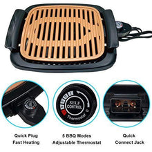 
                        
                          画像をギャラリービューアに読み込む, Nonstick Electric Indoor Smokeless Grill - JOY2ESpree
                        
                      