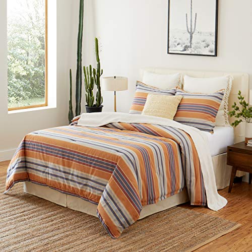 Tommy Bahama Casa Luis Cotton Comforter Set, King, Navy