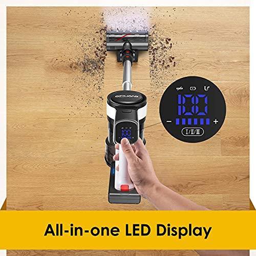 Evereze Cordless Vacuum Cleaner Stick Vacuum Cleaner with 25000Pa Powerful Suction - JOY2ESpree