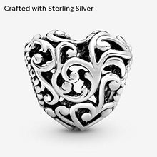 
                        
                          Load image into Gallery viewer, Pandora Jewelry Regal Heart Sterling Silver Charm - JOY2ESpree
                        
                      